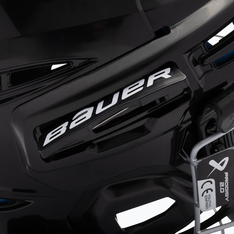 Gyermek jégkorong bukósisak Bauer Prodigy 2.0-Helmet-Combo black 8