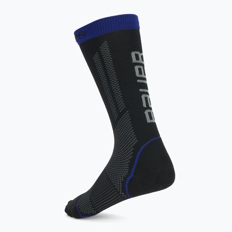 Jégkorong zokni Bauer Tall Performance S25 black/blue 2