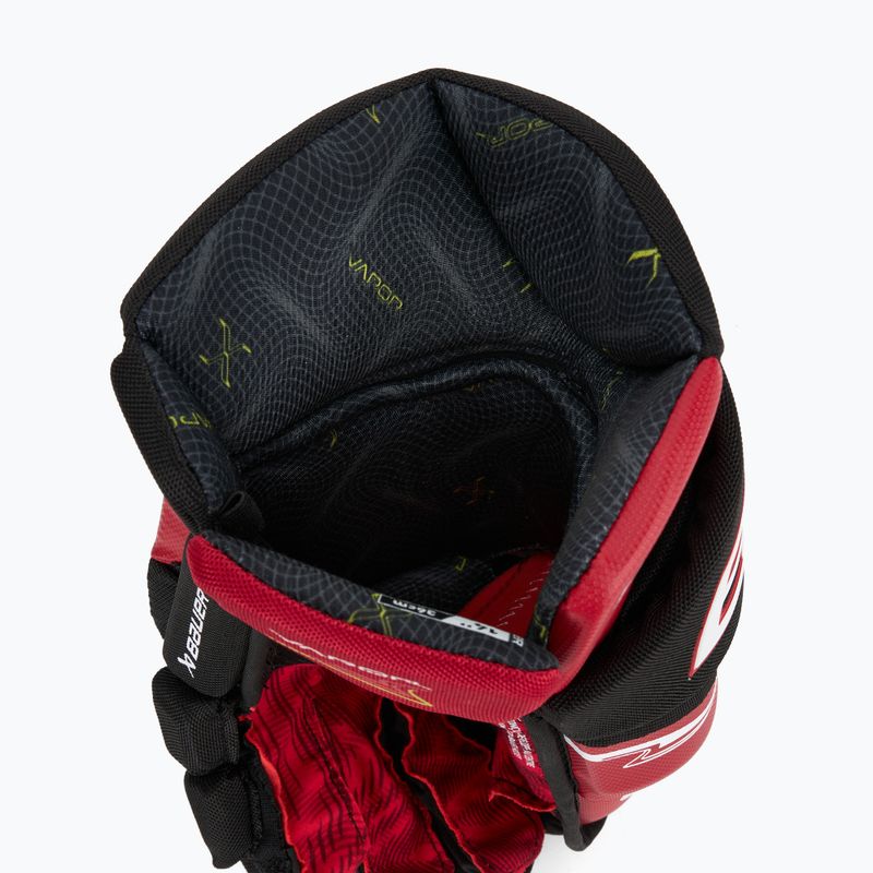 Jégkorongkesztyű Bauer Vapor Fly40 Sr black/red 7