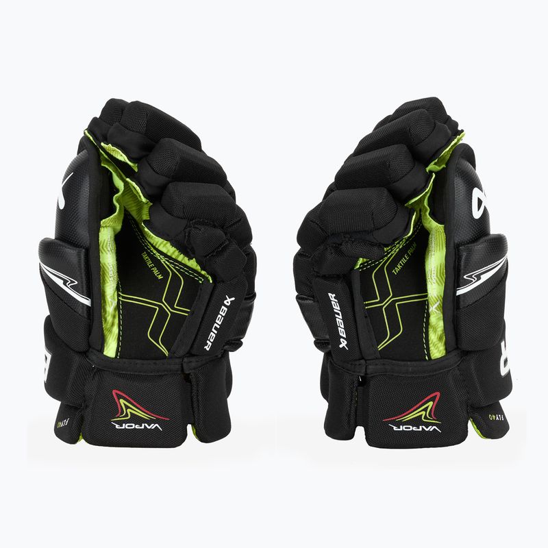 Gyerek jégkorong kesztyű Bauer Vapor Fly40 Jr black/white 3