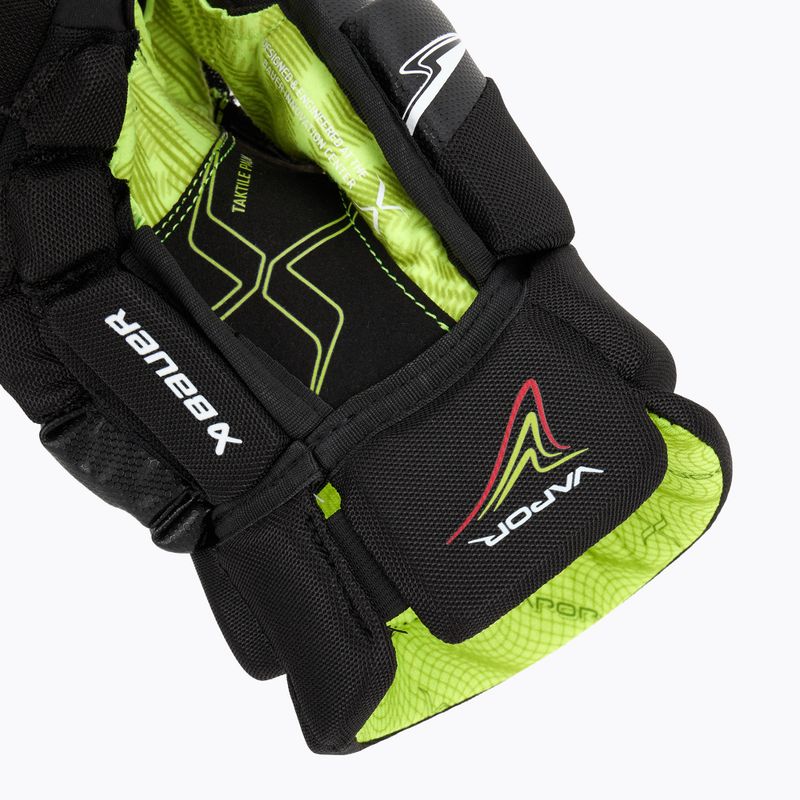 Gyerek jégkorong kesztyű Bauer Vapor Fly40 Jr black/white 6