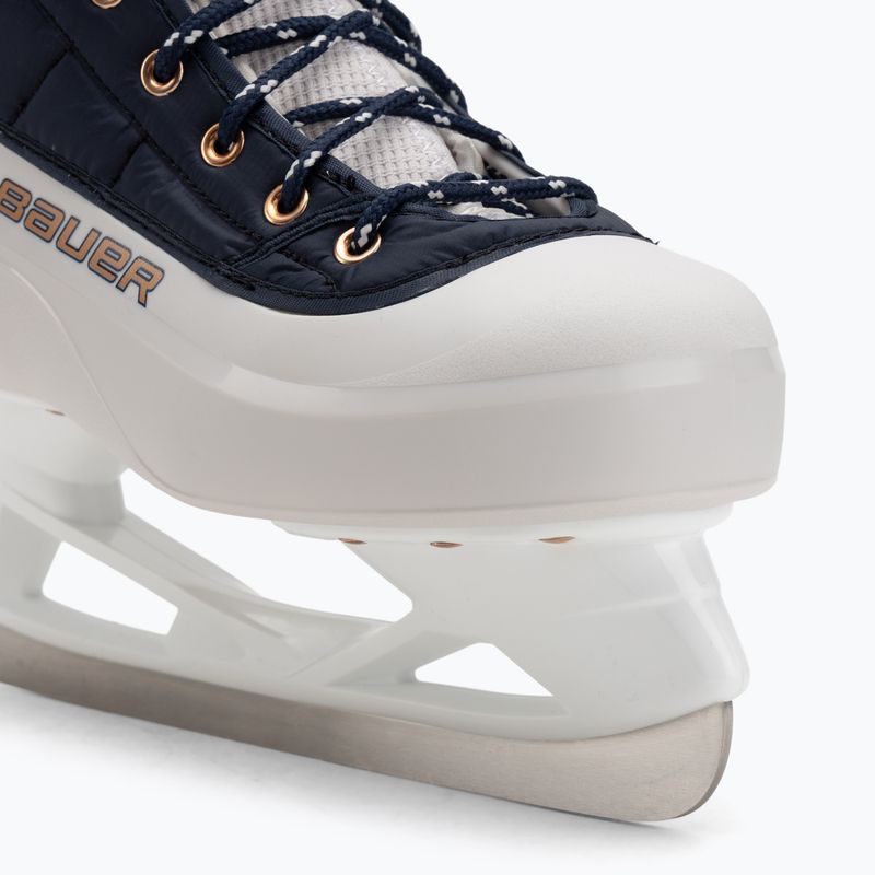 Gyerek jégkorcsolya Bauer Radiant Heated Jr white/black 6