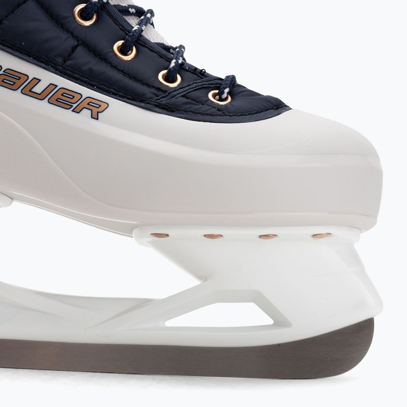 Gyerek jégkorcsolya Bauer Radiant Heated Jr white/black 7