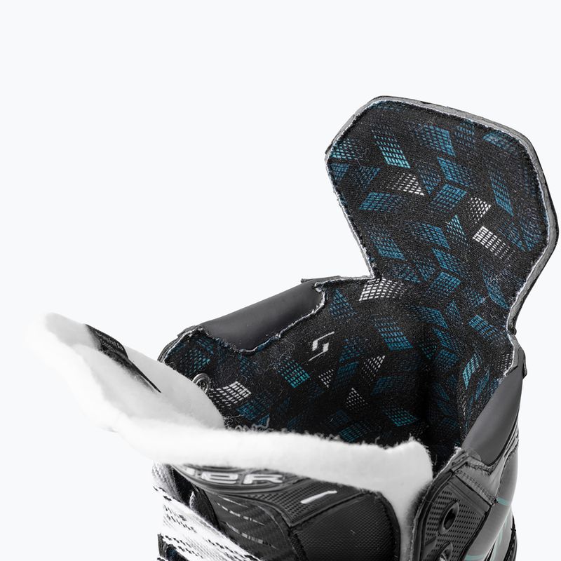 Férfi hokikorcsolyák Bauer Supreme F30 Skate-Sr black/black 6