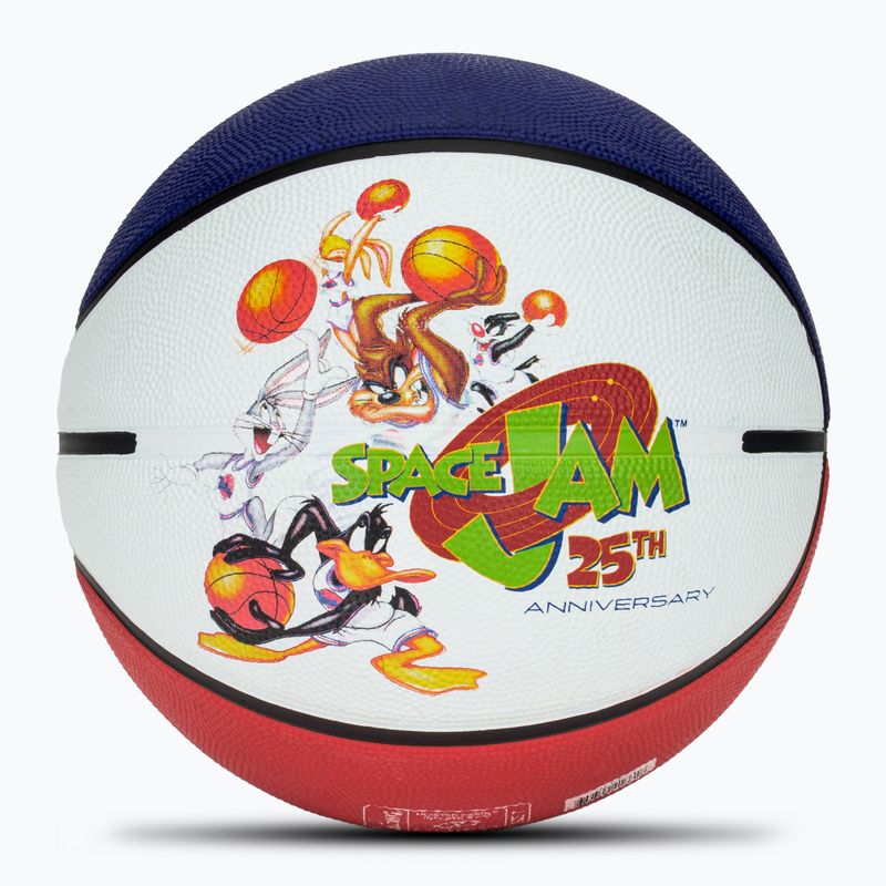 Kosárlabda Spalding Space Jam Tune white/red/blue méret 7 2
