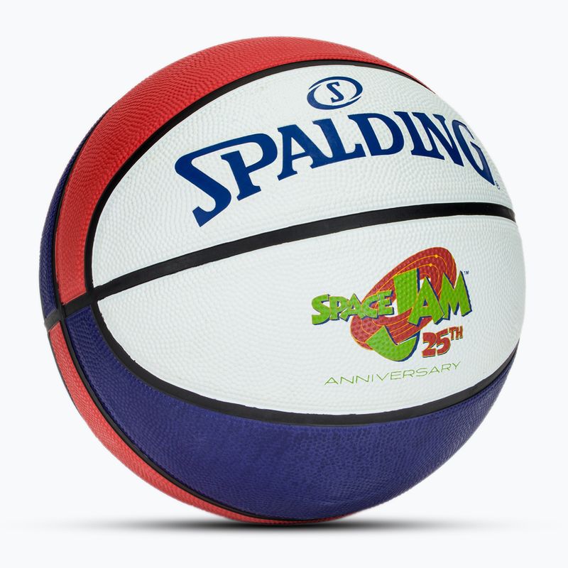 Kosárlabda Spalding Space Jam Tune white/red/blue méret 7 3