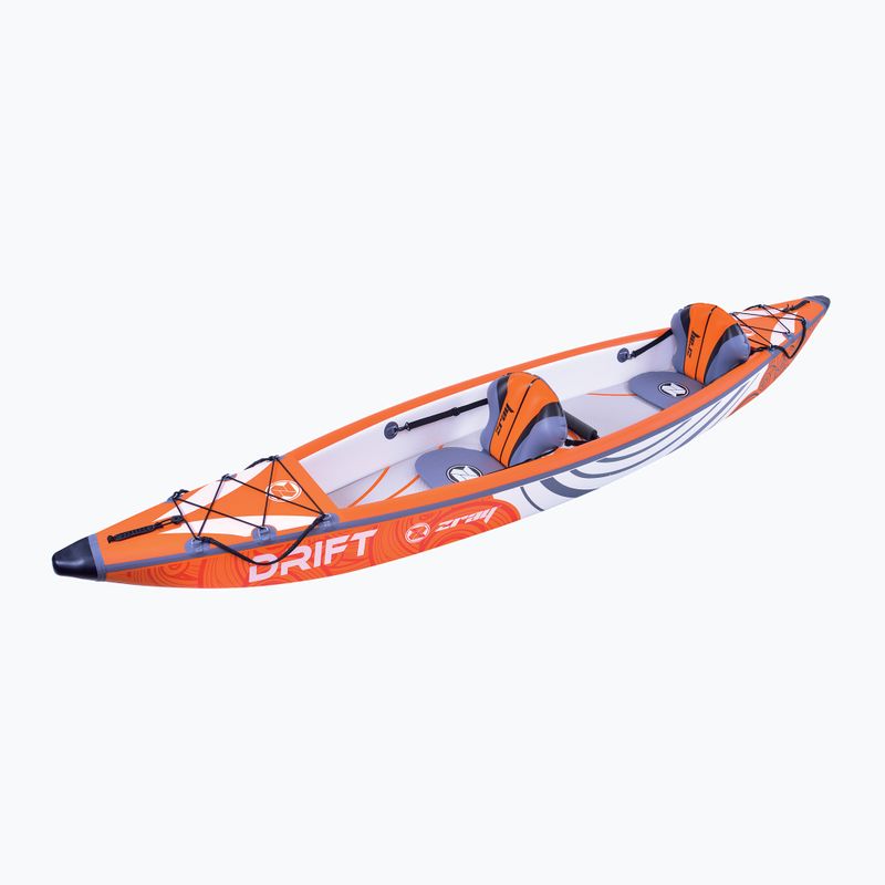 ZRAY Drift 14'0" fehér/narancssárga 2 személyes felfújható kajak 3