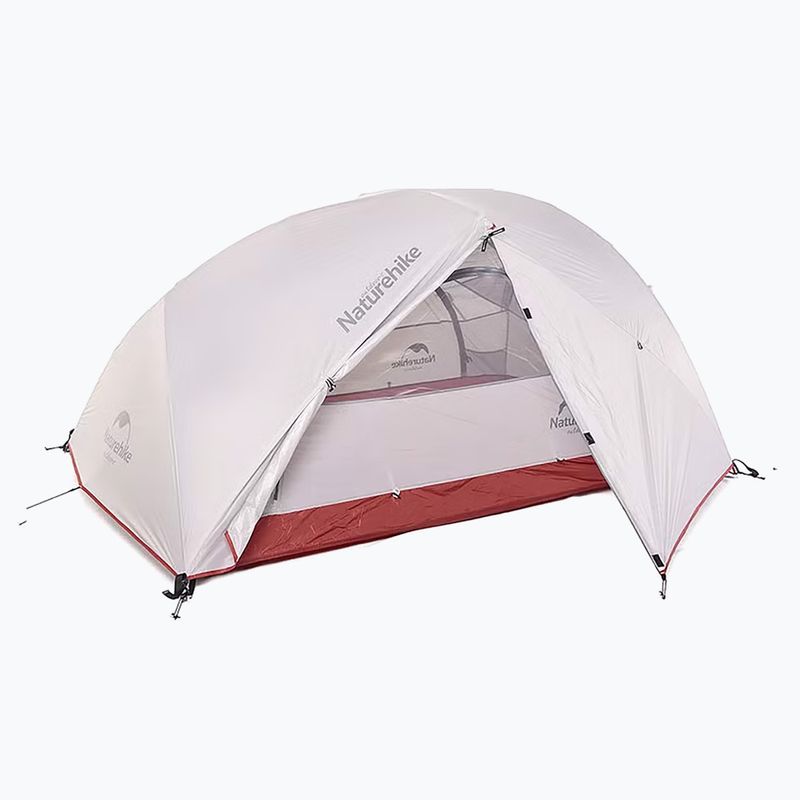 2 személyes trekking sátor Naturehike Star River 2 light grey/red 2