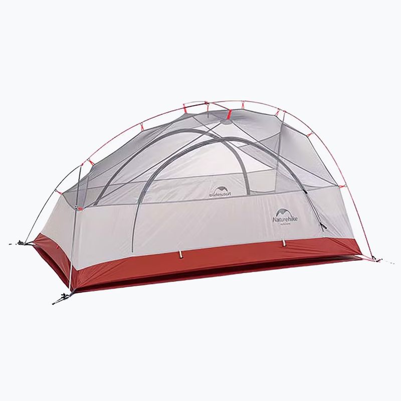 2 személyes trekking sátor Naturehike Star River 2 light grey/red 3