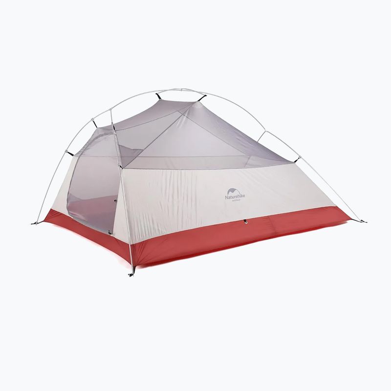 3 személyes trekking sátor Naturehike Updated Cloud Up 3 light grey/red 3