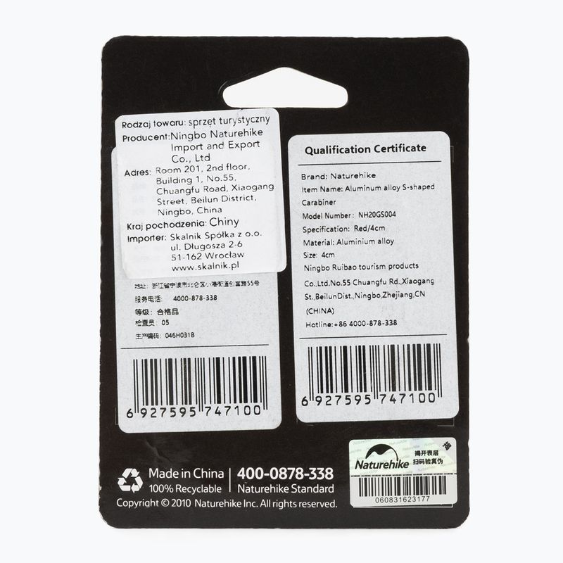 Karabély Naturehike Type S 4 pcs. 2