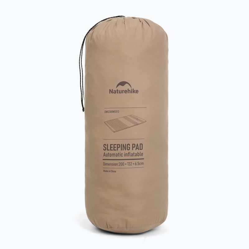 Önfelfújós matrac Naturehike Featherbone Double Regular Wide brown 9