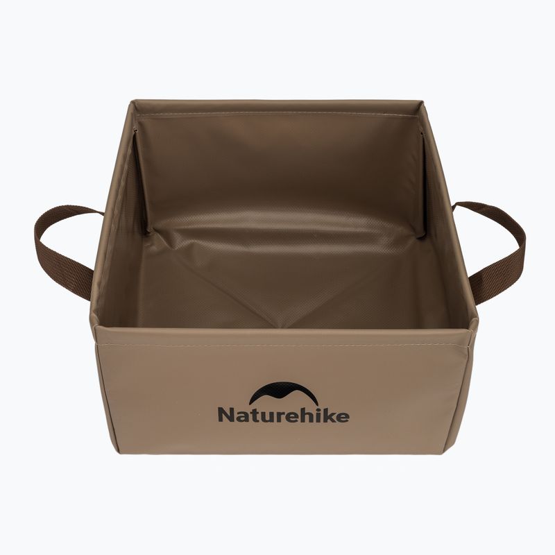 Túra mosogató Naturehike Składany Square Bucket 13 light brown 2