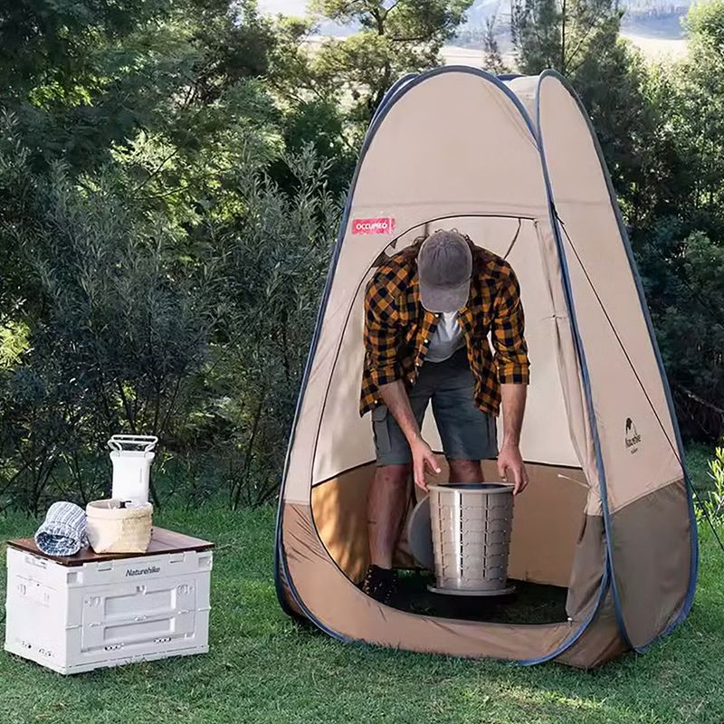 Összecsukható öltöző Naturehike NH17Z002-P dark brown 2