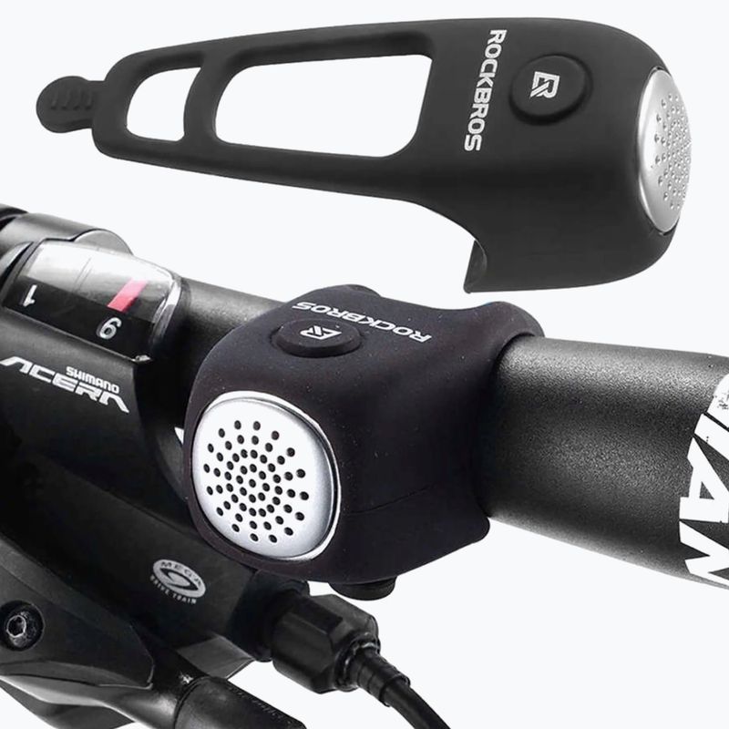 Kerékpárcsengő Rockbros CB1709BK Electric Bell black 2