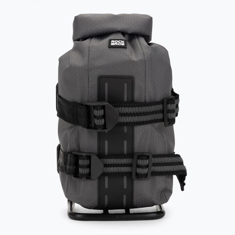 Táska és kerékpár táska villához Rockbros Front Fork Rack+Fork Bag grey/black