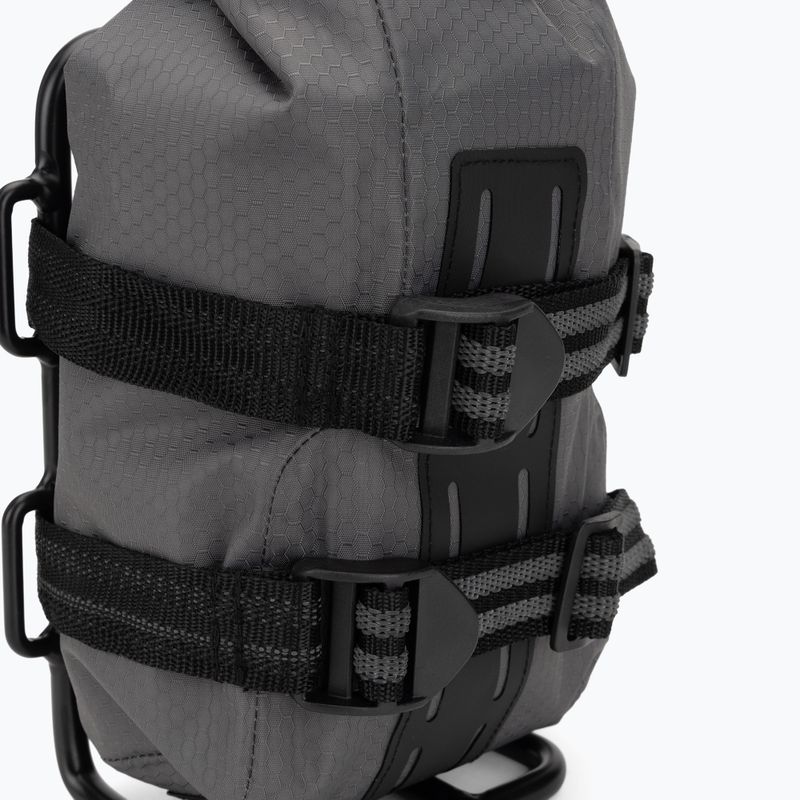 Táska és kerékpár táska villához Rockbros Front Fork Rack+Fork Bag grey/black 4