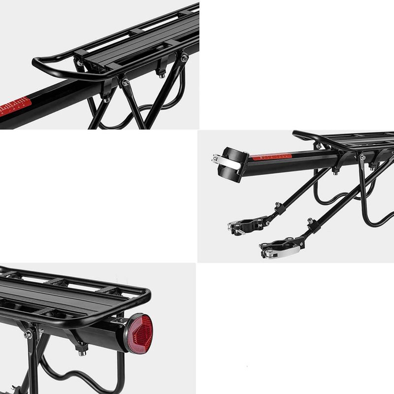 Kerékpáros csomagtartó Rockbros HJ1009 Bike Rear Rack black 2