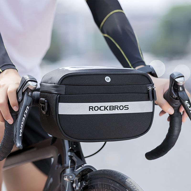 Kormánytáska Rockbros B27 Bike Front Bag black 9