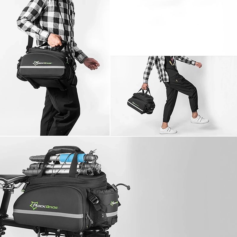 Biciklitáska csomagtartóra Rockbros A6-03BK Bicycle Pannier Bag black 4
