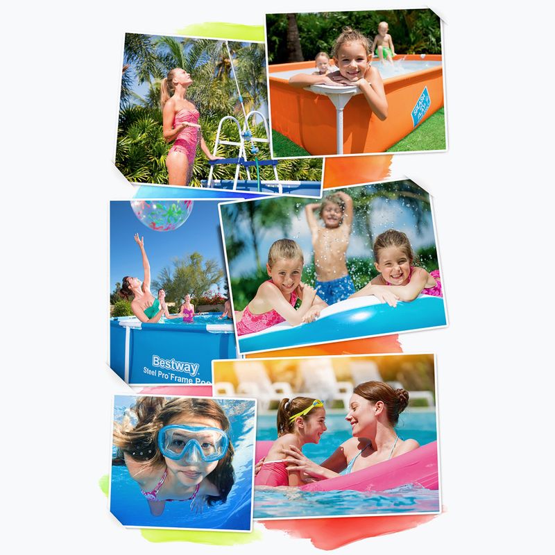Fémvázas medence Bestway Power Steel Swim Vista Series Oval Pool Set 427x250 cm szürke 12