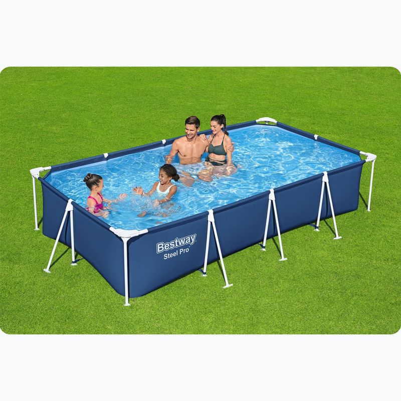 Fémvázas medence Bestway Steel Pro Pool 400 cm kék 6