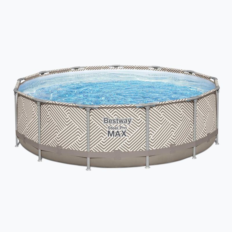Fémvázas medence Bestway Steel Pro Max Pool Set 396 x 107 cm bézs 3