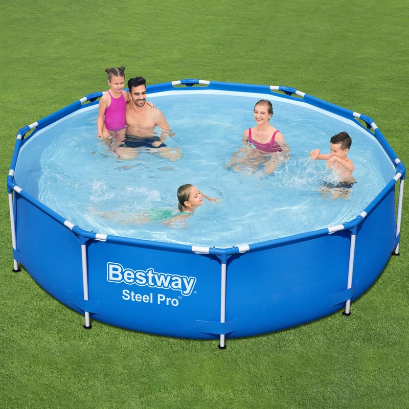 Bestway Steel Pro kerek medence kék 56679 4