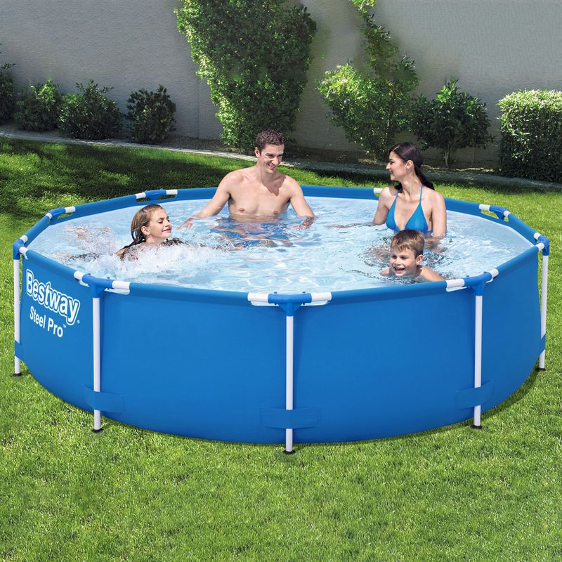 Bestway Steel Pro kerek medence kék 56679 5