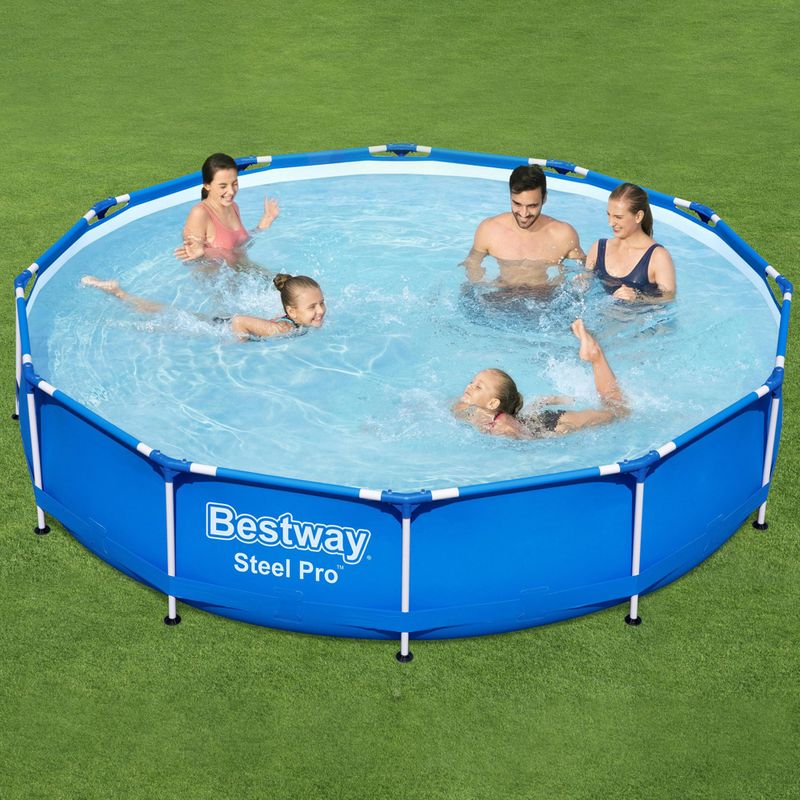 Bestway Steel Pro úszómedence kék 56681 4