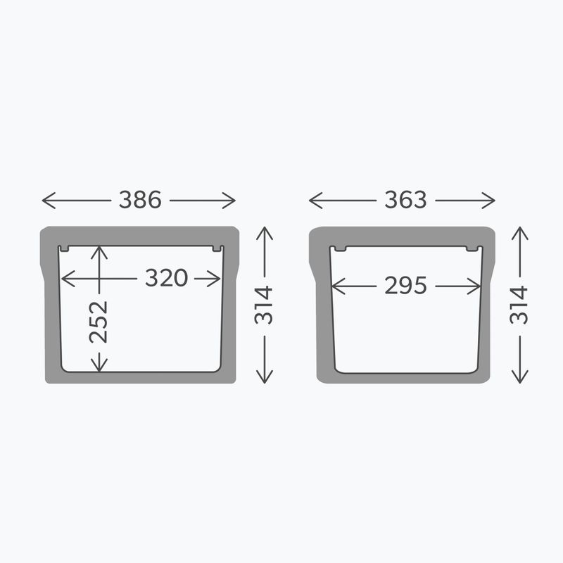 Dometic utazó hűtőszekrény WCI 22 l világoskék 9600051249 6