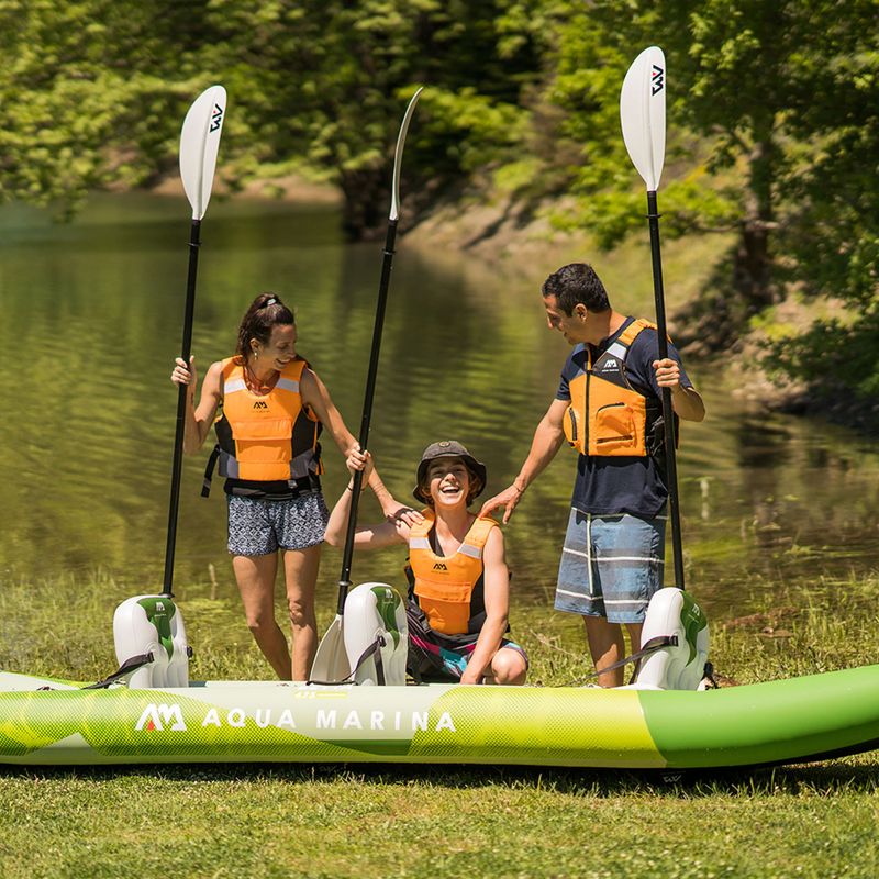 AquaMarina Recreational Kayak 3 személyes felfújható kajak 15'7  Betta-475 zöld 12