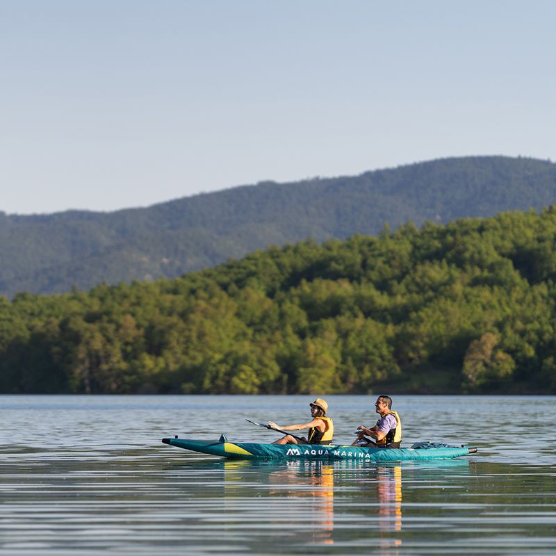 2 személyes felfújható kajak 13'6  AquaMarina Versatile / Whitewater kajak kék Steam-412 14