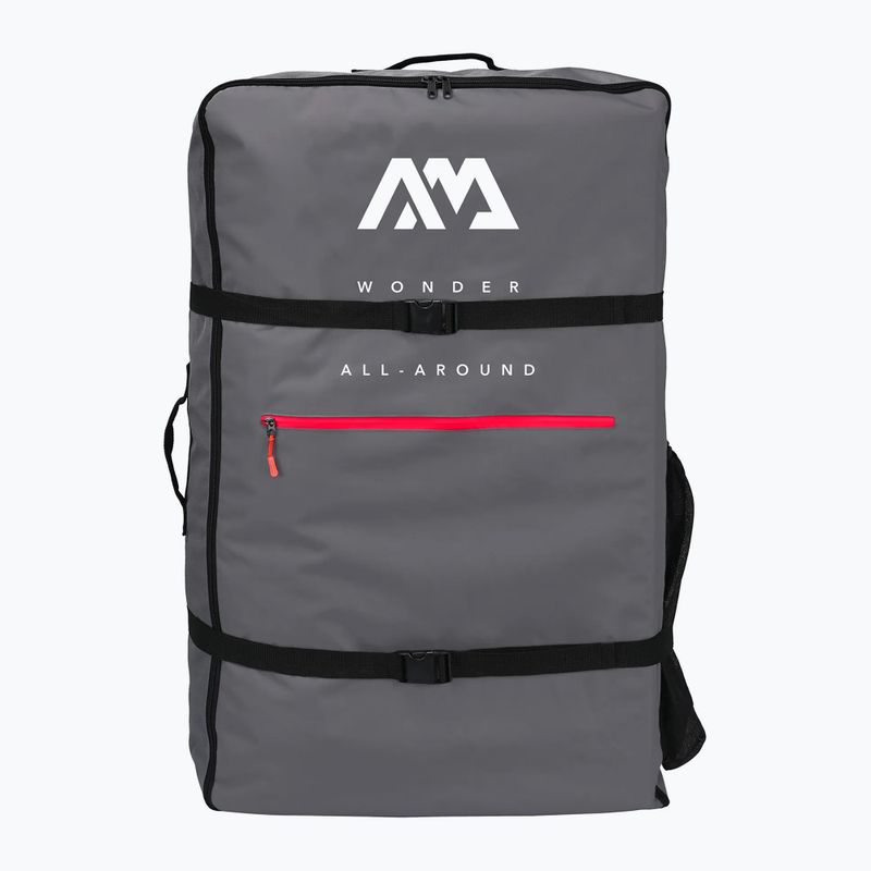 Nagynyomású felfújható kajak 1 személyes 12'4″ AquaMarina Tomahawk szürke Air-K 375 9