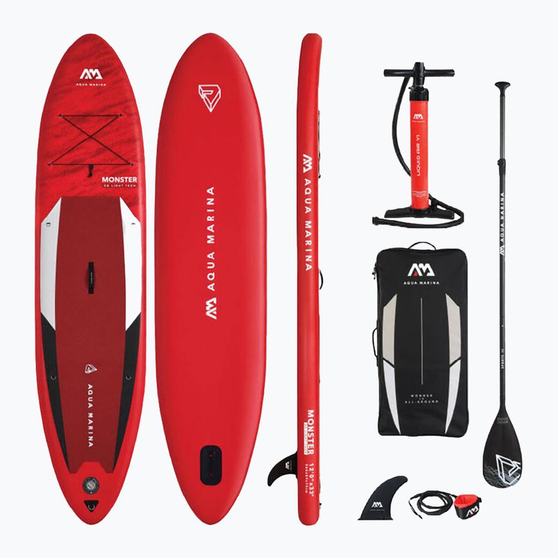 SUP Aqua Marina Monster - All-Around iSUP, 3.66m/15cm piros BT-21MOP