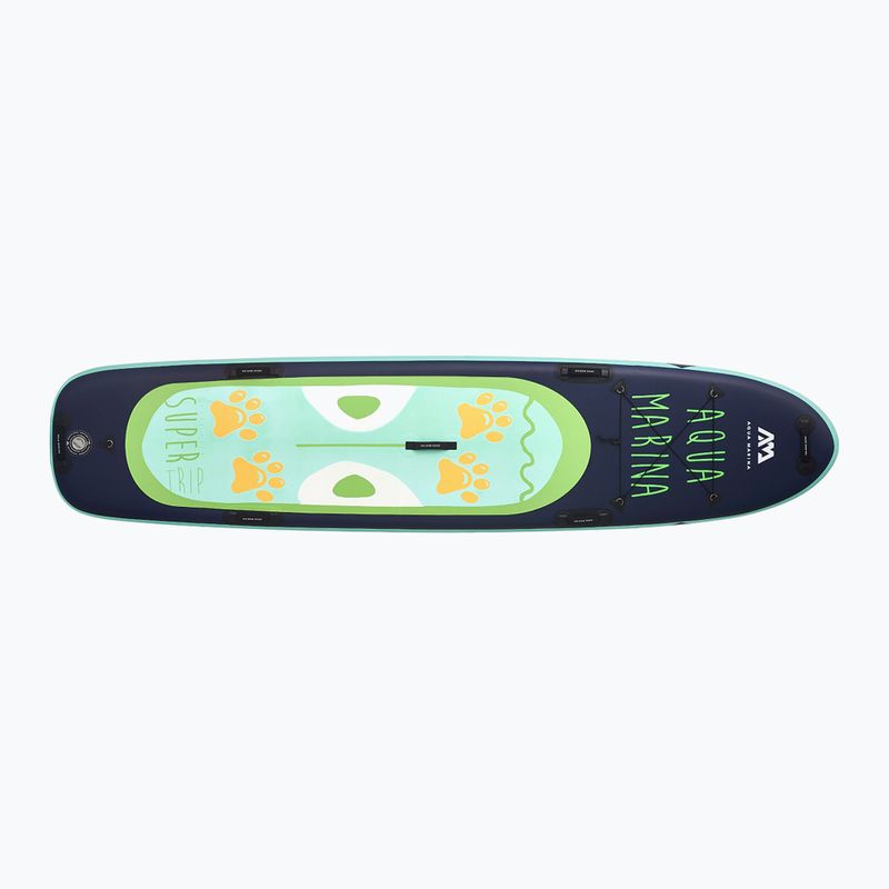 SUP Aqua Marina Super Trip Tandem - Családi iSUP, 3.7m/15cm zöld BT-21ST01