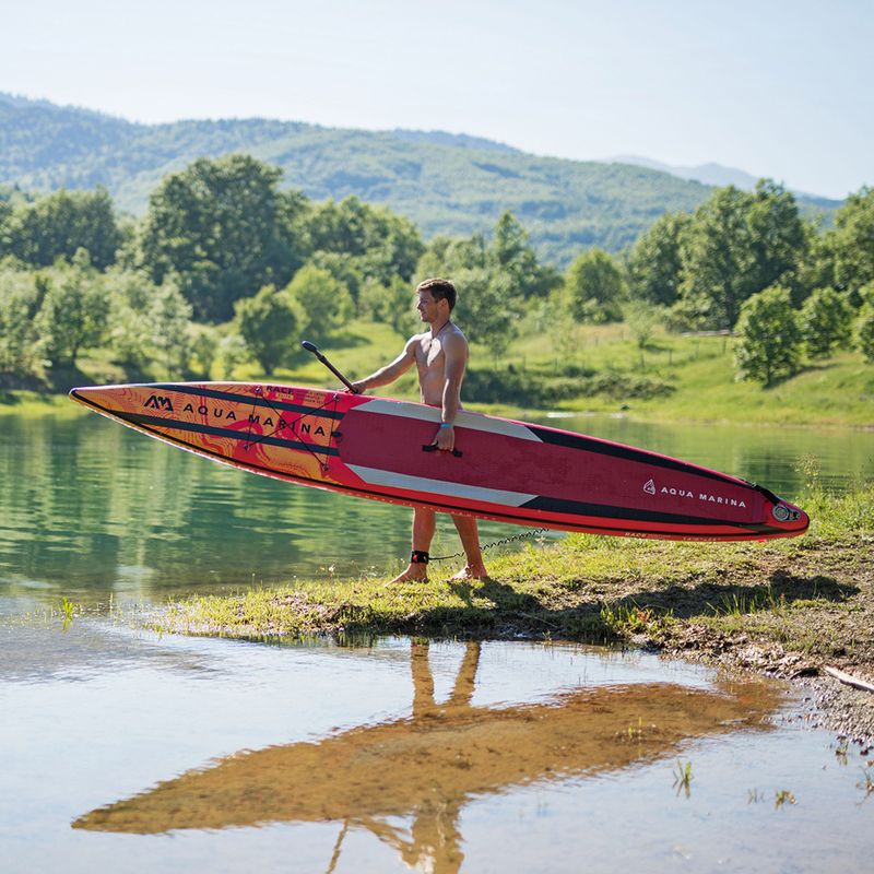 SUP Aqua Marina Race Elite - Versenyző iSUP, 4.27m/15cm piros BT-22RE 18
