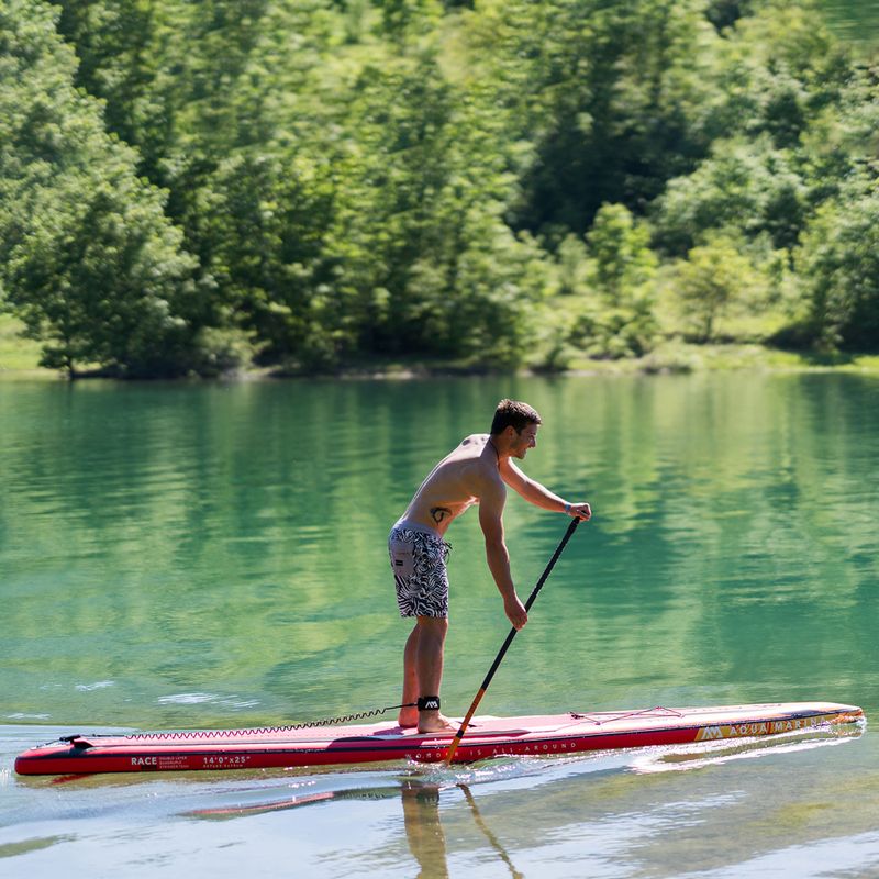 SUP Aqua Marina Race Elite - Versenyző iSUP, 4.27m/15cm piros BT-22RE 20