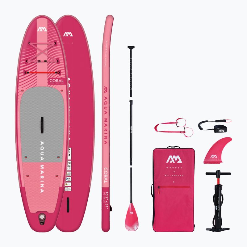 Aqua Marina Coral 10'2" rózsaszín SUP deszka BT-23COPR