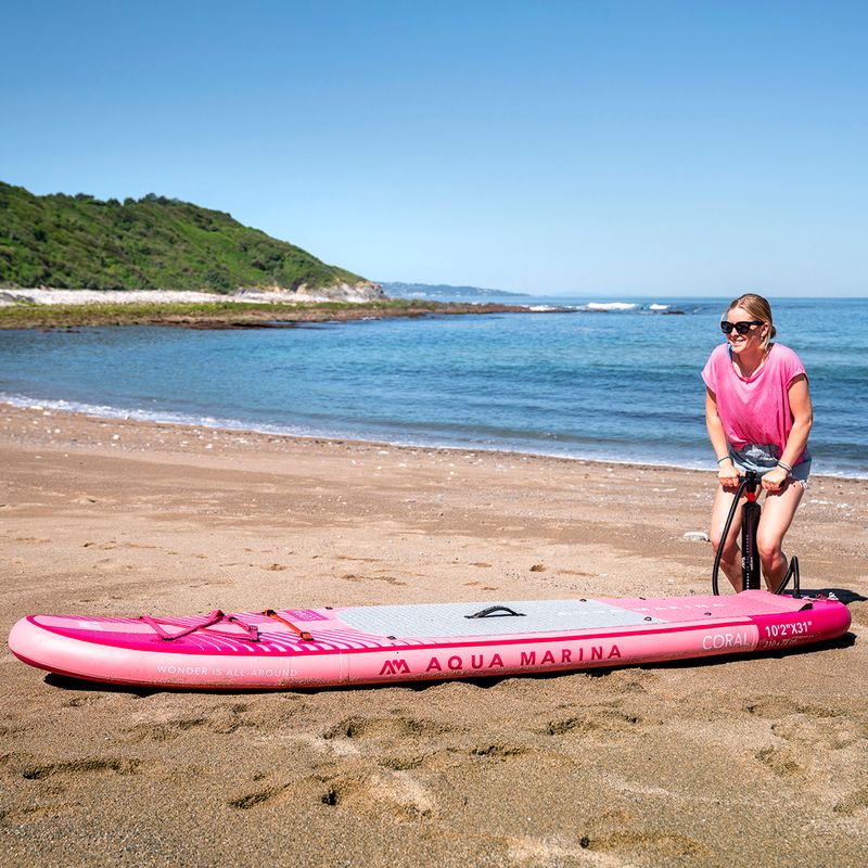 Aqua Marina Coral 10'2" rózsaszín SUP deszka BT-23COPR 13