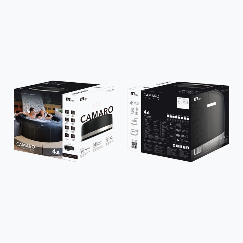 Jacuzzi 4 személyes MSpa Premium Camaro fekete 15
