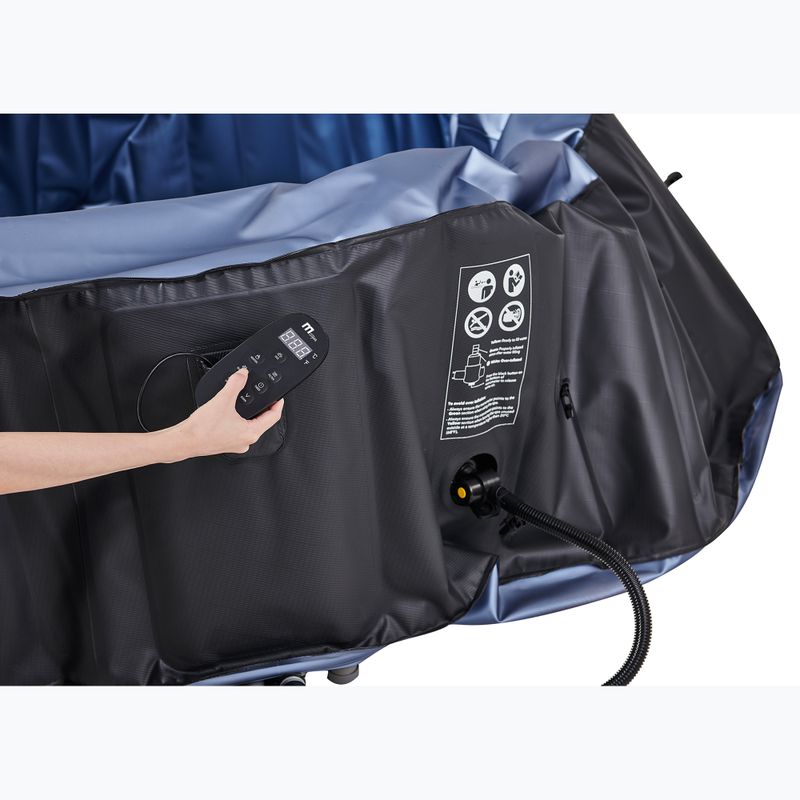 Medence hidromasszázsal 6 személyes MSpa Comfort Bergen szürke antracit szürke 6