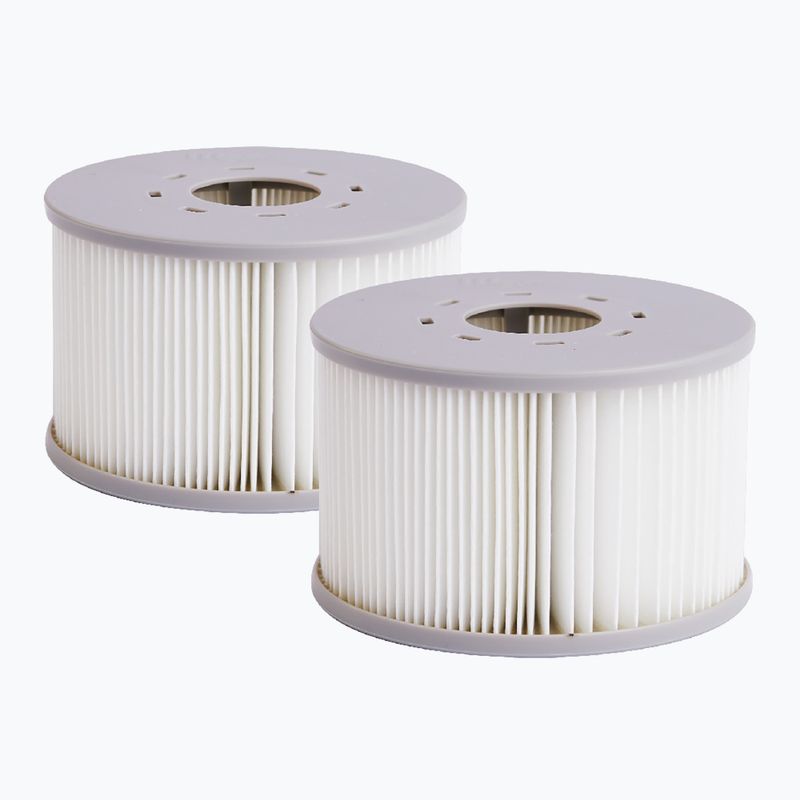 Medence hidromasszázsal 8 személyes MSpa Comfort Bergen szürke antracit szürke 9