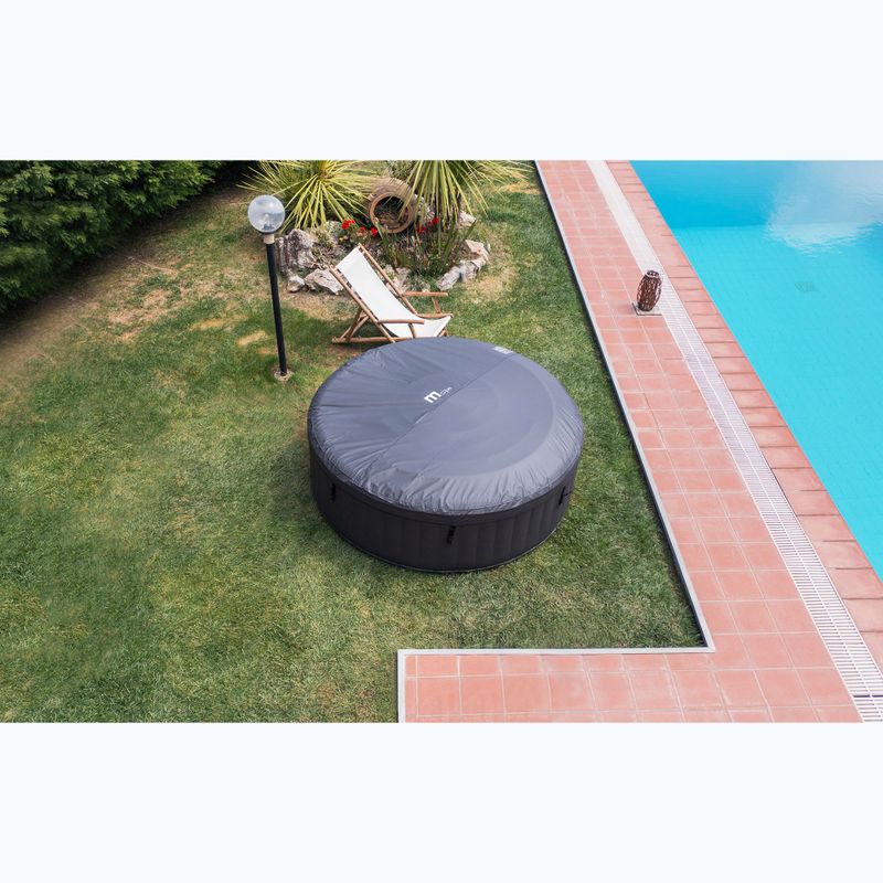Jacuzzi 8 személyes MSpa Comfort Bergen szürke antracit szürke 21