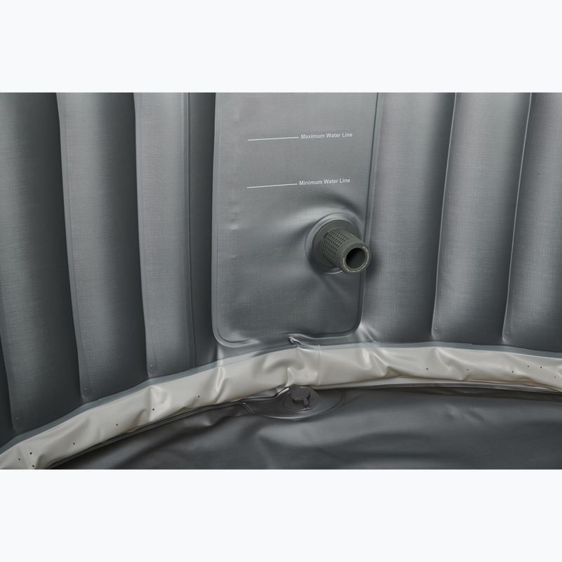 Medence hidromasszázsal 6 személyes MSpa Comfort Starry Starry szürke antracit 9