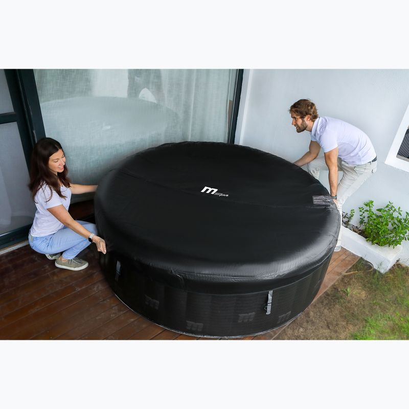 Medence hidromasszázsal 6 személyes MSpa Comfort Starry Starry szürke antracit 23