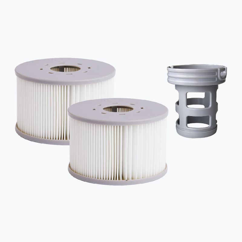 Medence hidromasszázsal 6 személyes MSpa Urban Rimba grafit 13