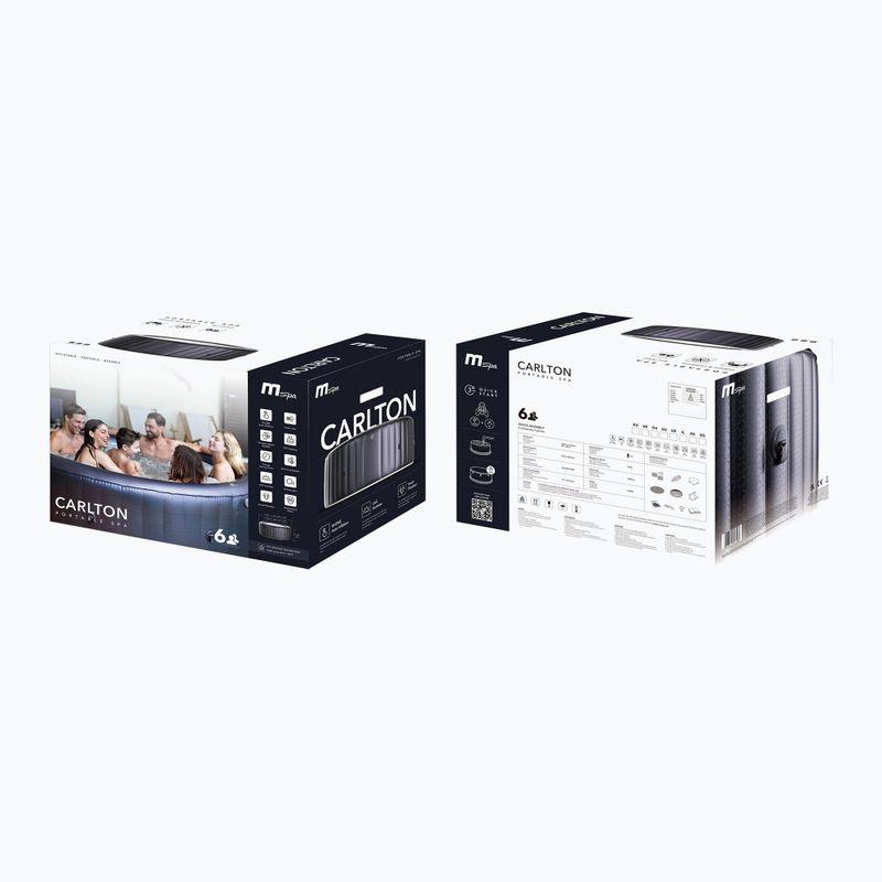 Medence hidromasszázsal 6 személyes MSpa Muse Muse Jet Carlton asztrális éjszaka 18