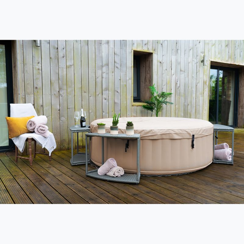 Medence hidromasszázsal 8 fős MSpa Urban Bristol Max mokka 25