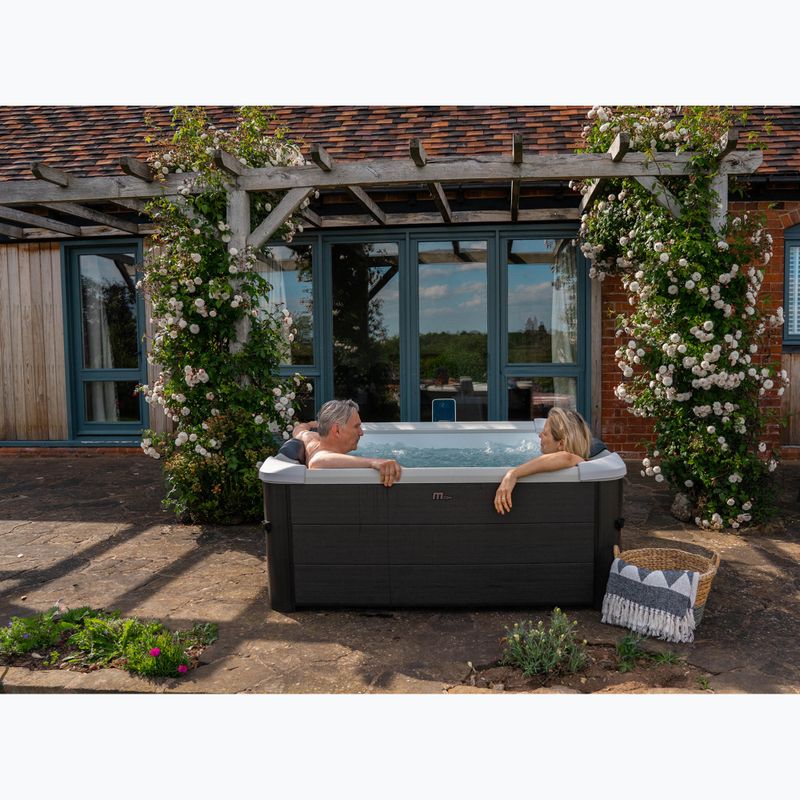 Medence hidromasszázsal 6 személyes MSpa Frame Oslo hűvös szürke 21